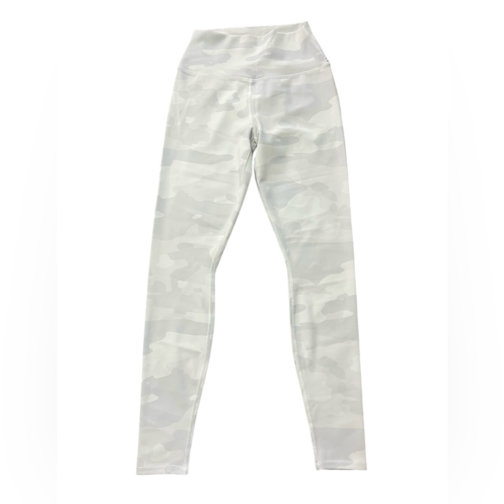 Alo Yoga White Camouflage Leggings